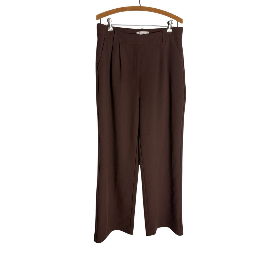 Abercrombie & Fitch Sloan Brown Pleated Trouser Pants Size 12